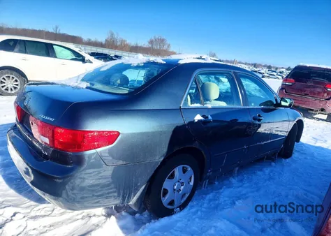 2005 Honda Accord Lx из США, поврежденный, VIN 1HGCM56425A076850